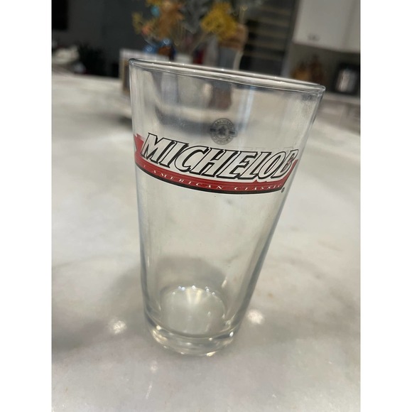 Vintage Michelob The American Classic Pint Beer Bar Glasses - Picture 6 of 7